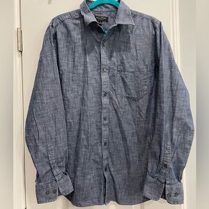 Banana republic XL slim fit soft wash blue dress shirt